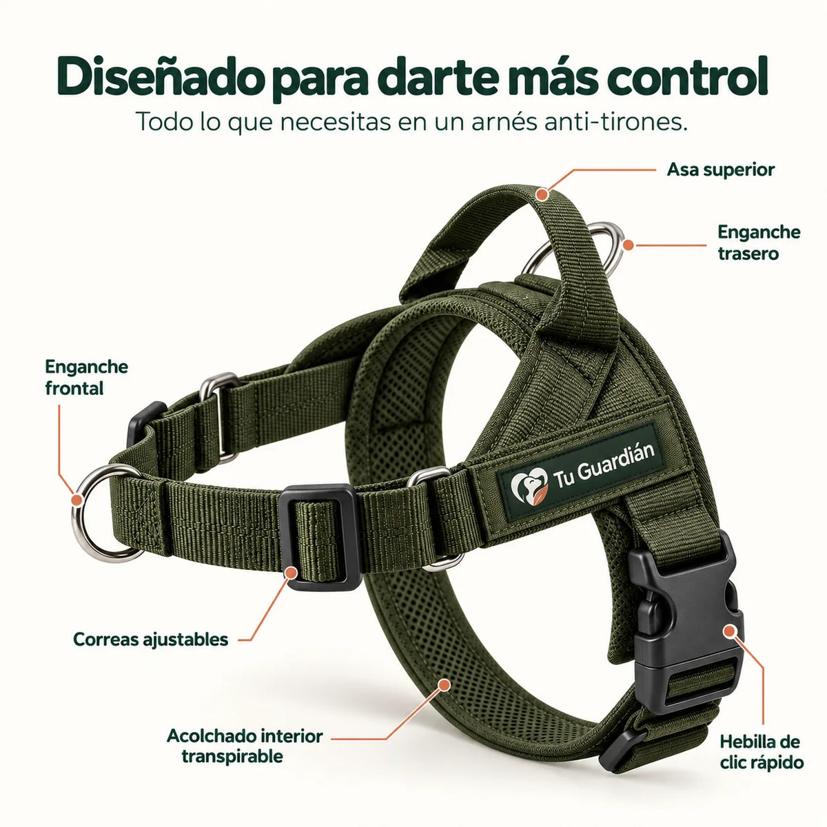Arnés Anti-Tirones Tu Guardián™