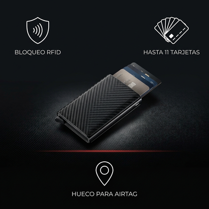 GUARDIÁN — Cartera Antirrobo con Bloqueo RFID