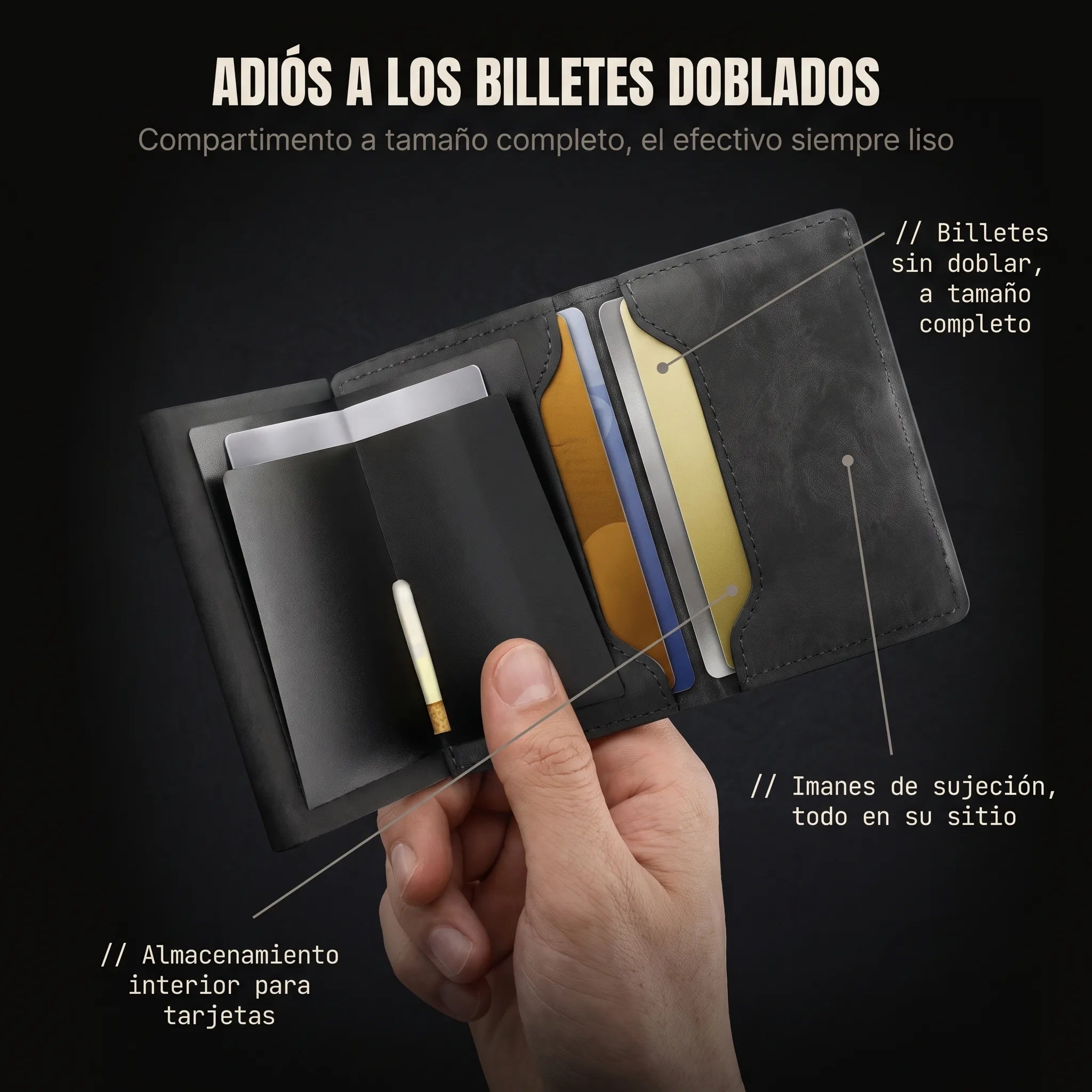 GUARDIÁN — Cartera Antirrobo con Bloqueo RFID