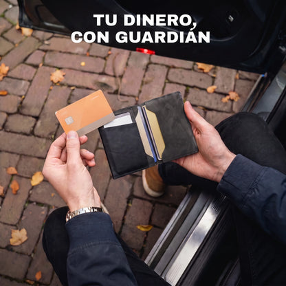 GUARDIÁN — Cartera Antirrobo con Bloqueo RFID