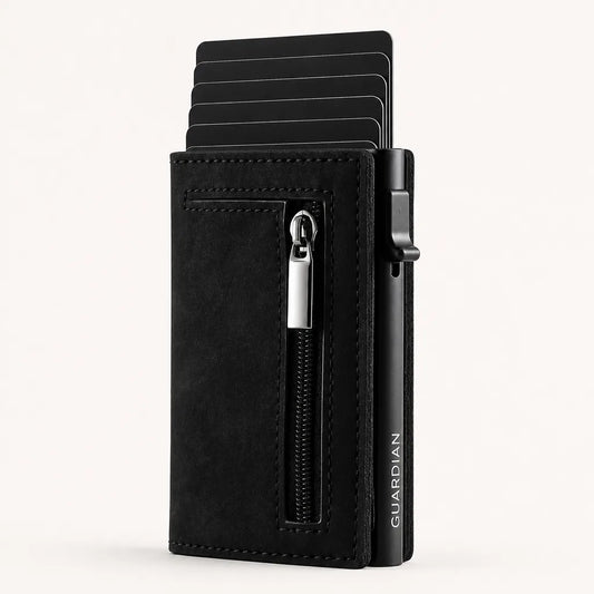 Cartera GUARDIÁN — Fina, que no abulta, con Bloqueo Antirrobo RFID